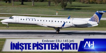 Embraer ERJ-145 jeti inişte pistten çıktı 21 Haberler İtalya Embraer ERJ-145 jeti inişte pistten çıktı
