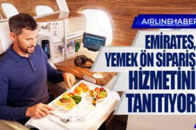 Emirates, Yemek Ön Sipariş Hizmetini Tanıtıyor