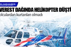 Everest dağında helikopter düştü: Yolculardan kurtarılan olmadı