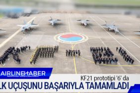 KF21 prototipi '6' da ilk uçuşunu başarıyla tamamladı