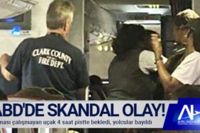 Klimaların çalışmadığı uçakta 5 yolcu ve 1 kabin memuru bayıldı