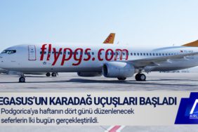 Pegasus, Podgorica’ya İstanbul çıkışlı uçuşlarını başlattı