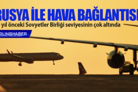 Rusya ile hava bağlantısı 50 yıl önceki Sovyetler Birliği seviyesinin çok altında
