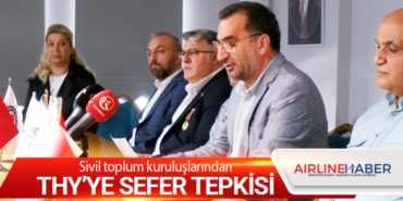 Sivil toplum kuruluşlarından THY’ye sefer tepkisi 16 Haberler uçakta Sivil toplum kuruluşlarından THY’ye sefer tepkisi