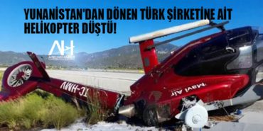 Yunanistan'dan dönen Türk şirketine ait helikopter düştü! 5 Haberler Cayrokopter Yunanistan’dan dönen Türk şirketine ait helikopter düştü!