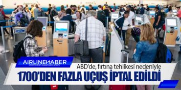 ABD’de, fırtına tehlikesi nedeniyle 1700’den fazla uçuş iptal edildi