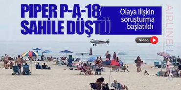 Piper P-A-18 sahile düştü 12 Haberler UFO Piper P-A-18 sahile düştü