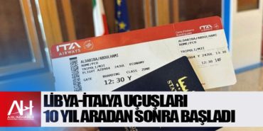Libya-İtalya uçuşları 10 yıl aradan sonra başladı 9 Haberler ABD Libya-İtalya uçuşları 10 yıl aradan sonra başladı