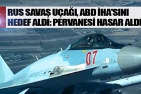 Rus savaş uçağı, ABD İHA'sını hedef aldı