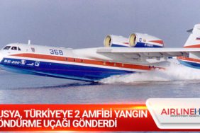 Rusya, Türkiye'de görev yapacak 2 amfibi yangın söndürme uçağı gönderdi