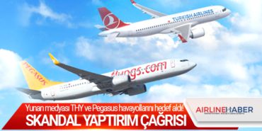 Yunan medyası THY ve Pegasus havayollarını hedef aldı! Gazeteden skandal yaptırım çağrısı 6 Manşet Türk Hava Yolları Yunan medyası THY ve Pegasus havayollarını hedef aldı! Gazeteden skandal yaptırım çağrısı