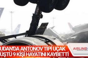 Sudan'da Antonov tipi uçak düştü 9 kişi hayatını kaybetti