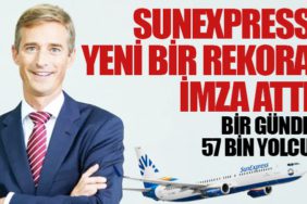 SunExpress yeni bir rekora imza attı. Bir günde 57 bin yolcu