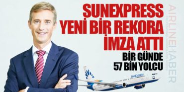 SunExpress yeni bir rekora imza attı. Bir günde 57 bin yolcu 5 Haberler UFO SunExpress yeni bir rekora imza attı. Bir günde 57 bin yolcu