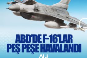 ABD'de F-16'lar peş peşe havalandı