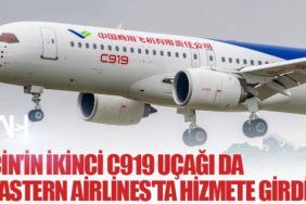 Çin’in ikinci C919 uçağı da Eastern Airlines'ta hizmete girdi