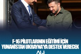 F-16 pilotlarının eğitimi için Yunanistan Ukrayna'ya destek verecek