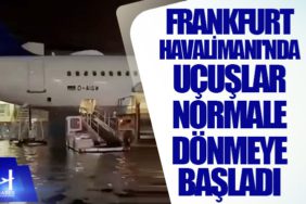 Frankfurt Havalimanı'nda uçuşlar normale dönmeye başladı