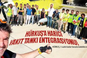 HÜRKUŞ'a harici yakıt tankı entegrasyonu!