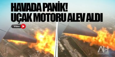 Havada panik! Uçak motoru alev aldı 2 Haberler Rus Havada panik! Uçak motoru alev aldı