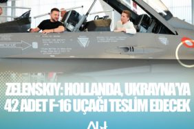 Hollanda, Ukrayna’ya 42 adet F-16 uçağı teslim edecek