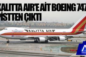  Kalitta Air'e ait Boeing 747 pistten çıktı