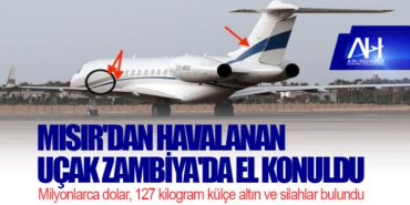 Mısır'dan havalanan uçak Zambiya'da el konuldu 3 Haberler Suriye Mısır’dan havalanan uçak Zambiya’da el konuldu