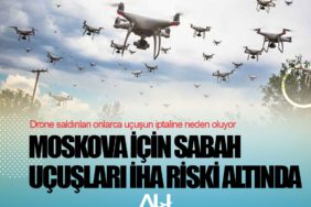 Moskova İçin Sabah Uçuşları İHA Riski Altında