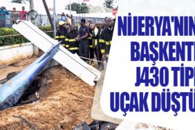 Nijerya'nın başkenti J430 tipi uçak düştü