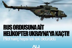 Rus ordusuna ait helikopter Ukrayna'ya kaçtı! Pilot hariç hepsi tek tek öldürüldü