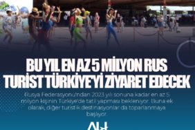 Bu yıl en az 5 milyon Rus turist Türkiye'yi ziyaret edecek