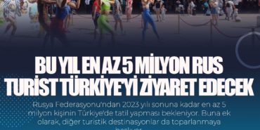 Bu yıl en az 5 milyon Rus turist Türkiye'yi ziyaret edecek 1 Haberler turist Bu yıl en az 5 milyon Rus turist Türkiye’yi ziyaret edecek