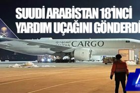 Suudi Arabistan 18'inci yardım uçağını gönderdi