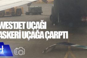 WestJet uçağı askeri uçağa çarptı