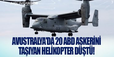 Avustralya'da 20 ABD askerini taşıyan helikopter düştü! 4 Haberler Halep Avustralya’da 20 ABD askerini taşıyan helikopter düştü!