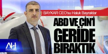 BAYKAR CEO’su Haluk Bayraktar: ABD ve Çin’i geride bıraktık 8 Manşet Türk Hava Yolları BAYKAR CEO’su Haluk Bayraktar: ABD ve Çin’i geride bıraktık