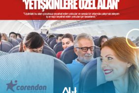 Corendon'dan uçaklarda 'yetişkinlere özel alan'