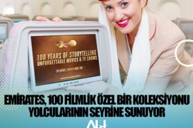Emirates,100 filmlik özel bir koleksiyonu uçuşlarında yolcularının seyrine sunuyor