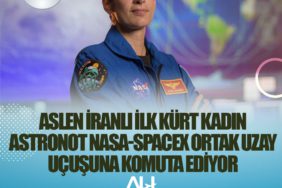 Aslen İranlı ilk Kürt kadın astronot NASA-SpaceX ortak uzay uçuşuna komuta ediyor