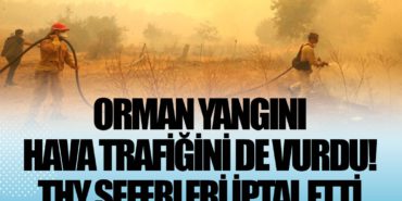 Orman yangını hava trafiğini de vurdu! THY seferleri iptal etti 6 Haberler jet Orman yangını hava trafiğini de vurdu! THY seferleri iptal etti