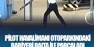 United Airlines pilotu havalimanı otoparkındaki bariyeri balta ile parçaladı 2 Haberler turist United Airlines pilotu havalimanı otoparkındaki bariyeri balta ile parçaladı