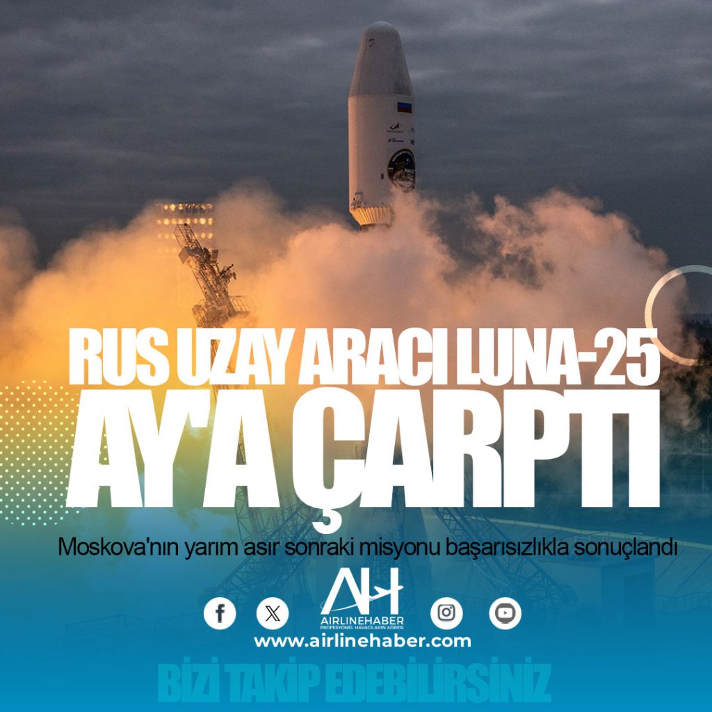 Rus uzay aracı Luna-25 Ay'a çarptı