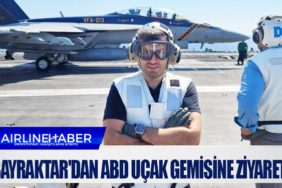 Bayraktar'dan ABD uçak gemisine ziyaret