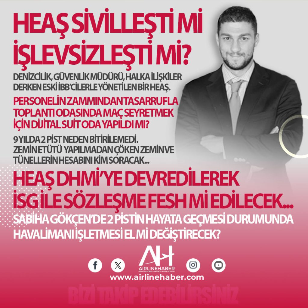 HEAŞ SİVİLLEŞTİ Mİ İŞLEVSİZLEŞTİ Mİ? PERSONELİN ZAMMINDAN TASARRUFLA TOPLANTI ODASINDA MAÇ SEYRETMEK İÇİN DİJİTAL SUİT ODA YAPILDI MI? HEAŞ DHMİ’YE DEVREDİLEREK İSG İLE SÖZLEŞME FESH Mİ EDİLECEK...