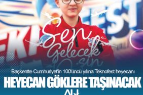 Başkentte Cumhuriyet'in 100'üncü yılına Teknofest heyecanı