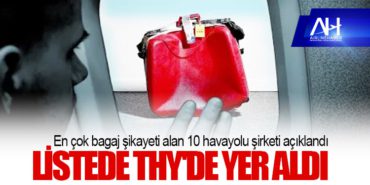 En çok bagaj şikayeti alan 10 havayolu şirketi açıklandı. Listede THY'de yer aldı 6 Haberler MNG En çok bagaj şikayeti alan 10 havayolu şirketi açıklandı. Listede THY’de yer aldı