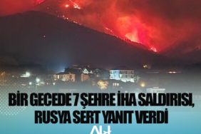 Bir gecede 7 şehre İHA saldırısı, Rusya sert yanıt verdi