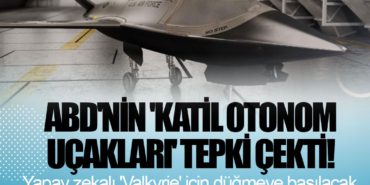 ABD'nin 'katil otonom uçakları' tepki çekti! Yapay zekalı 'Valkyrie' için düğmeye basılacak 12 Haberler Zafer ABD’nin ‘katil otonom uçakları’ tepki çekti! Yapay zekalı ‘Valkyrie’ için düğmeye basılacak