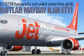 Jet2 B738 havayada son yakıt rezervine girdi. Pilotlar Mayday ilan etti