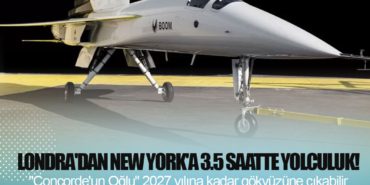 "Concorde'un Oğlu" 2027 yılına kadar gökyüzüne çıkabilir 9 Haberler tav “Concorde’un Oğlu” 2027 yılına kadar gökyüzüne çıkabilir